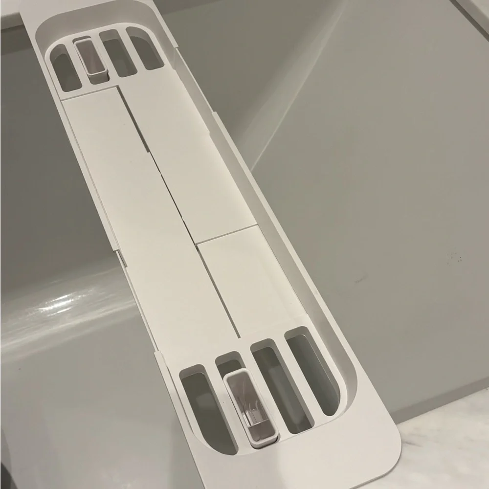 Yamazaki White expandable Bath Caddy NEW